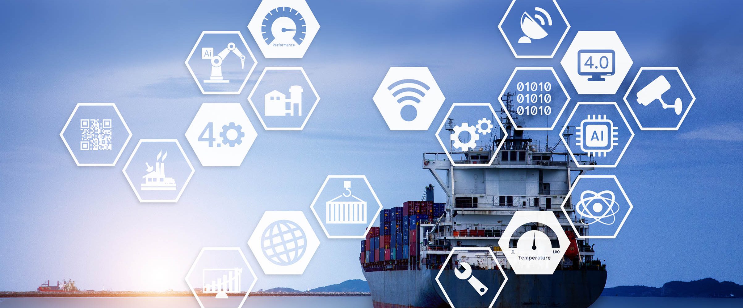 Cargo ship Sending goods to destination Cargo ship Sending goods to destination